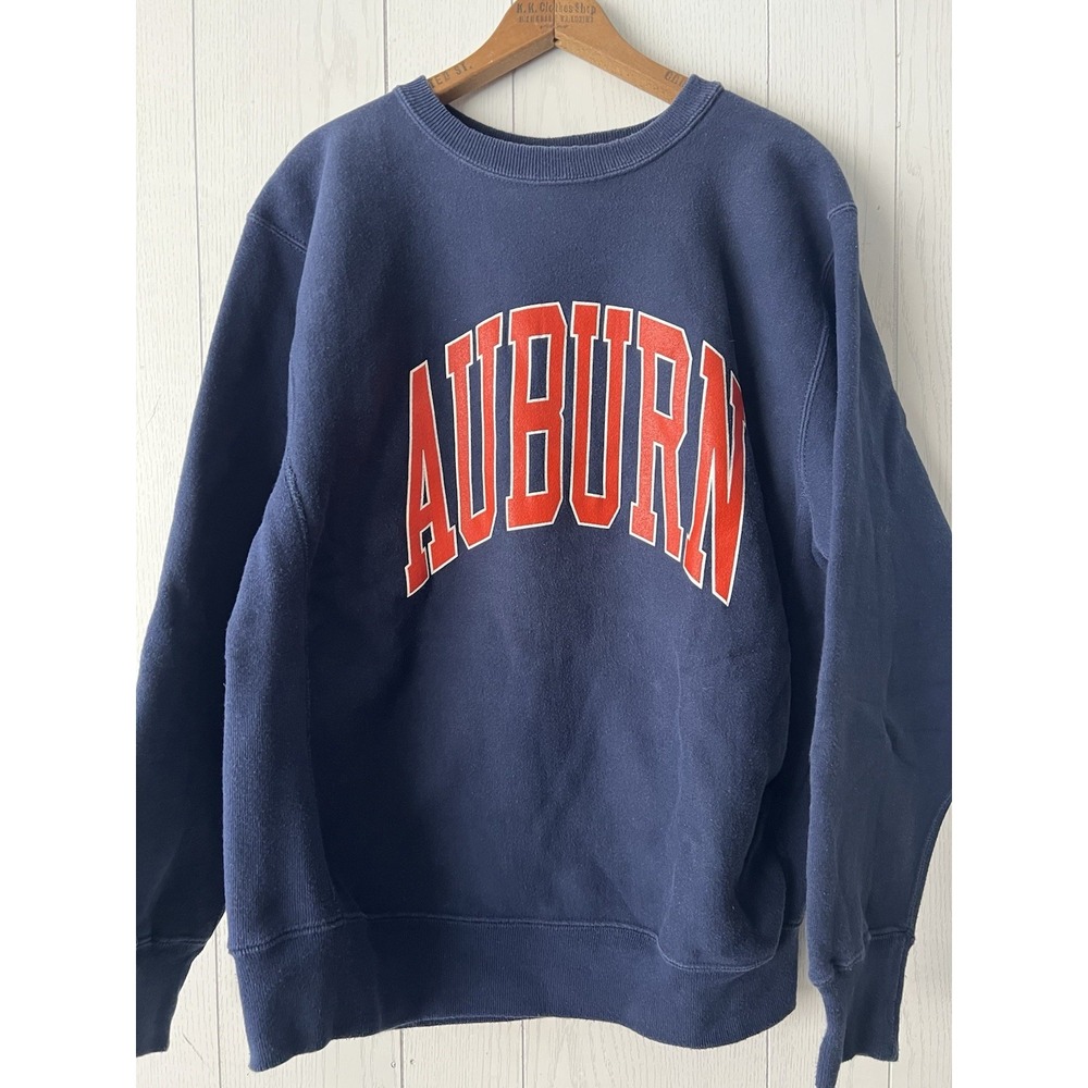 Vintage Auburn Tigers Adult XL SPELL OUT Sweatshirt Crewneck Crew Jansport USA